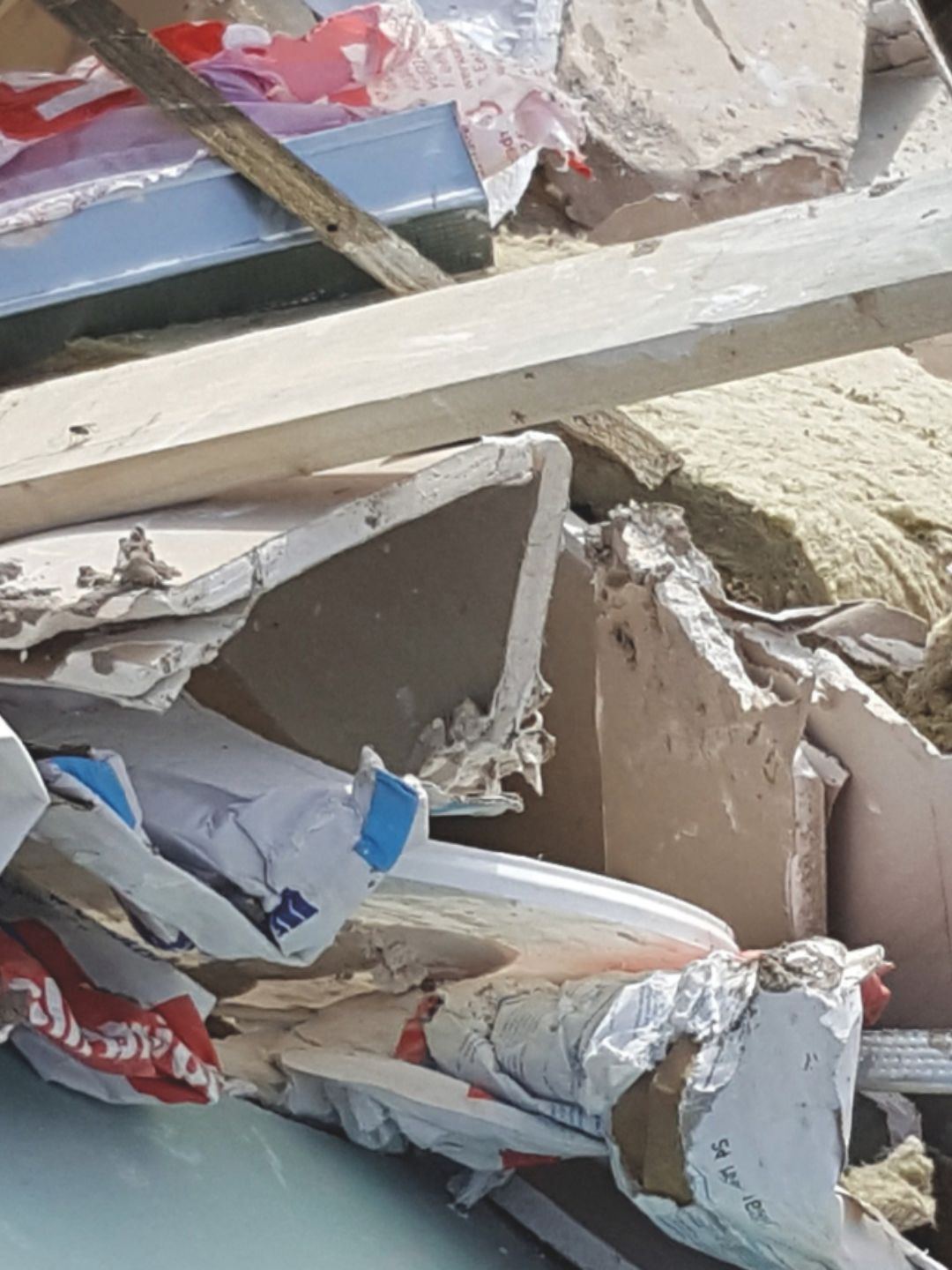 Een foto van bouw- en sloopafval